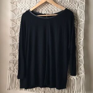 Zara sz M knit top with zipper on back